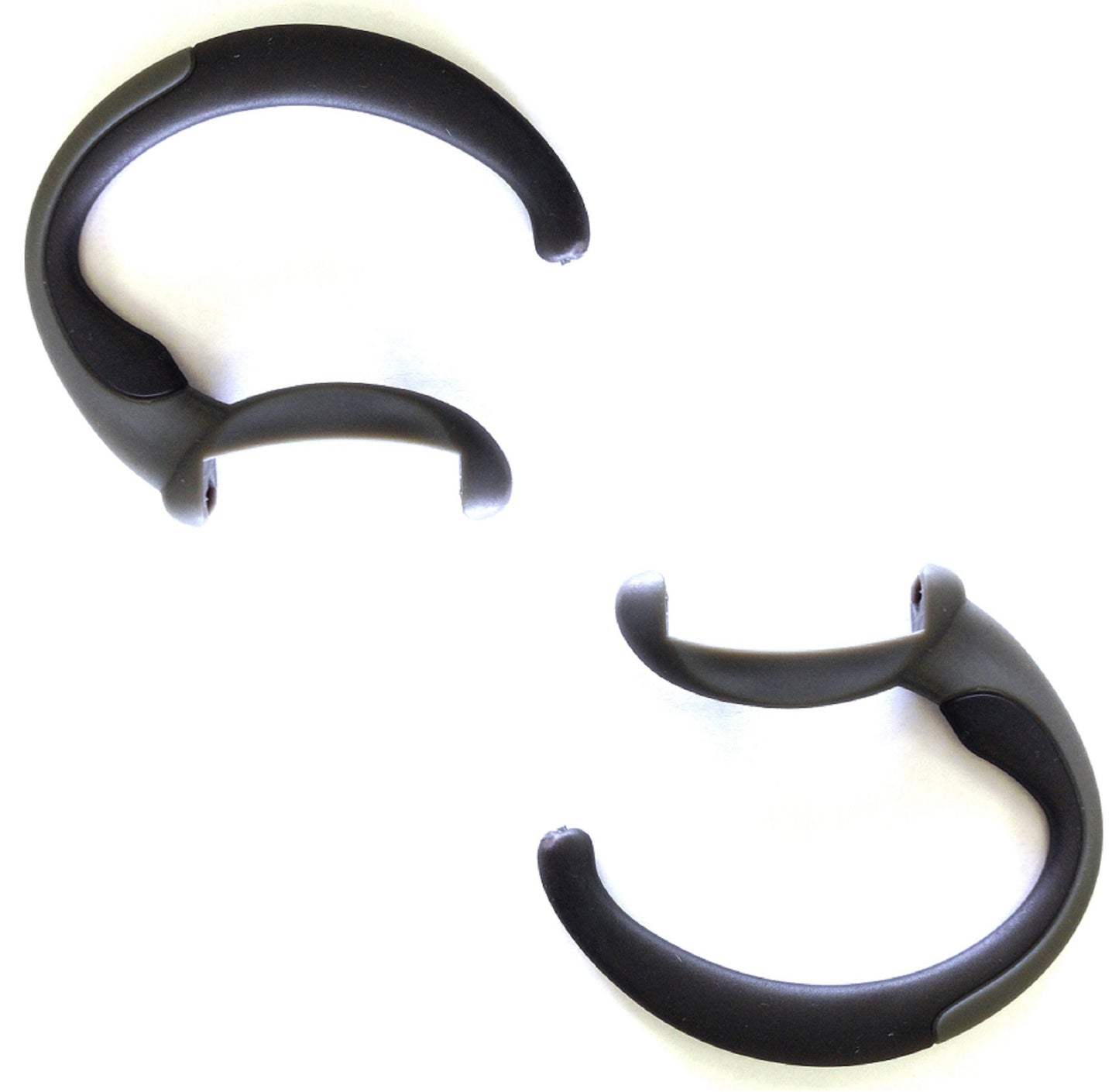 2 New Grey Earhooks Compatible with Motorola HS850 and HS810 Only Wireless Headset HS-850 HS-810 Ear Hook Loop Clip Earhook Hooks Loops Clips Earloop…