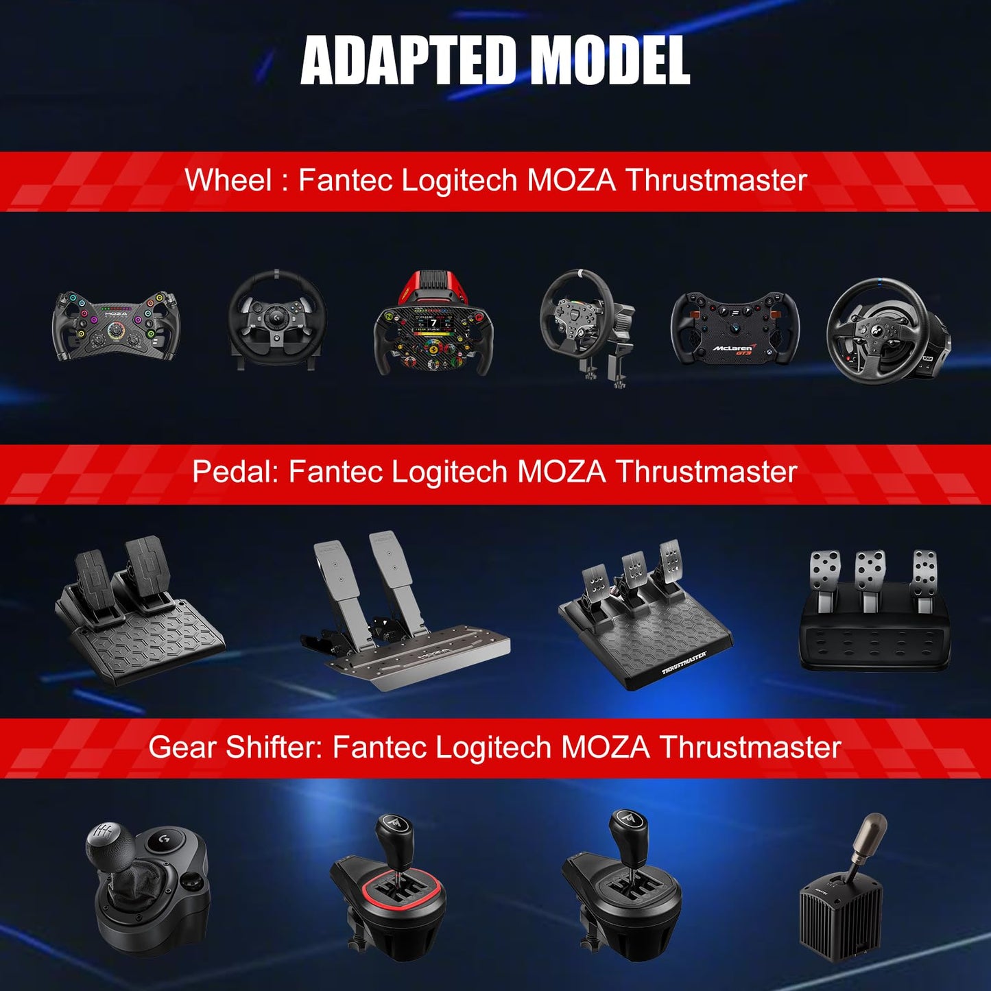 GTPLAYER Sim Racing Cockpit Foldable & Adjustable for High Performance Sim Racing Compact & Flexible Supports All Steering Wheels & Pedals for PC