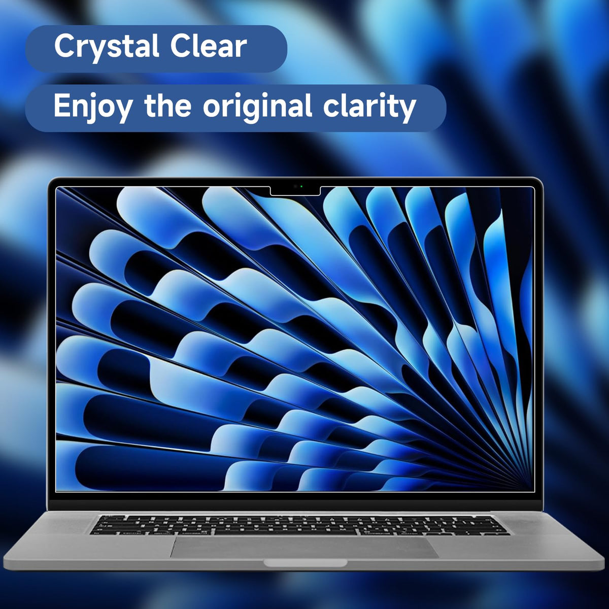 2 Pack Compatible with MacBook Air 15 Inch Screen Protector (2023-2026, M2, M3, M4, M5), Matte Anti Glare Film Anti Scratch Protector for Mac Air