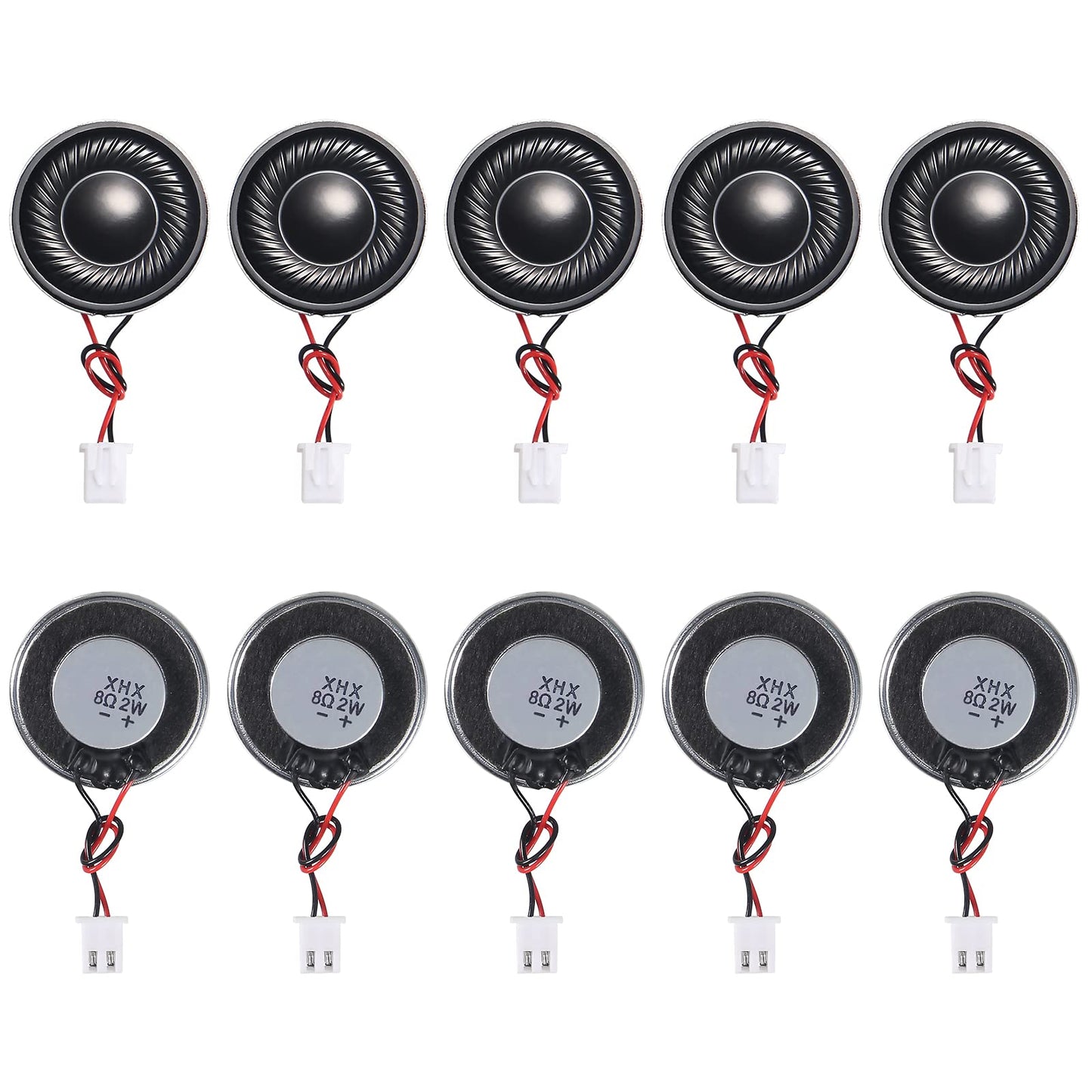 ACEIRMC 10pcs 2W 8Ohm Round Internal Magnet Mini Loudspeaker MP3 MP4 Player Speaker (2W 8Ohm)