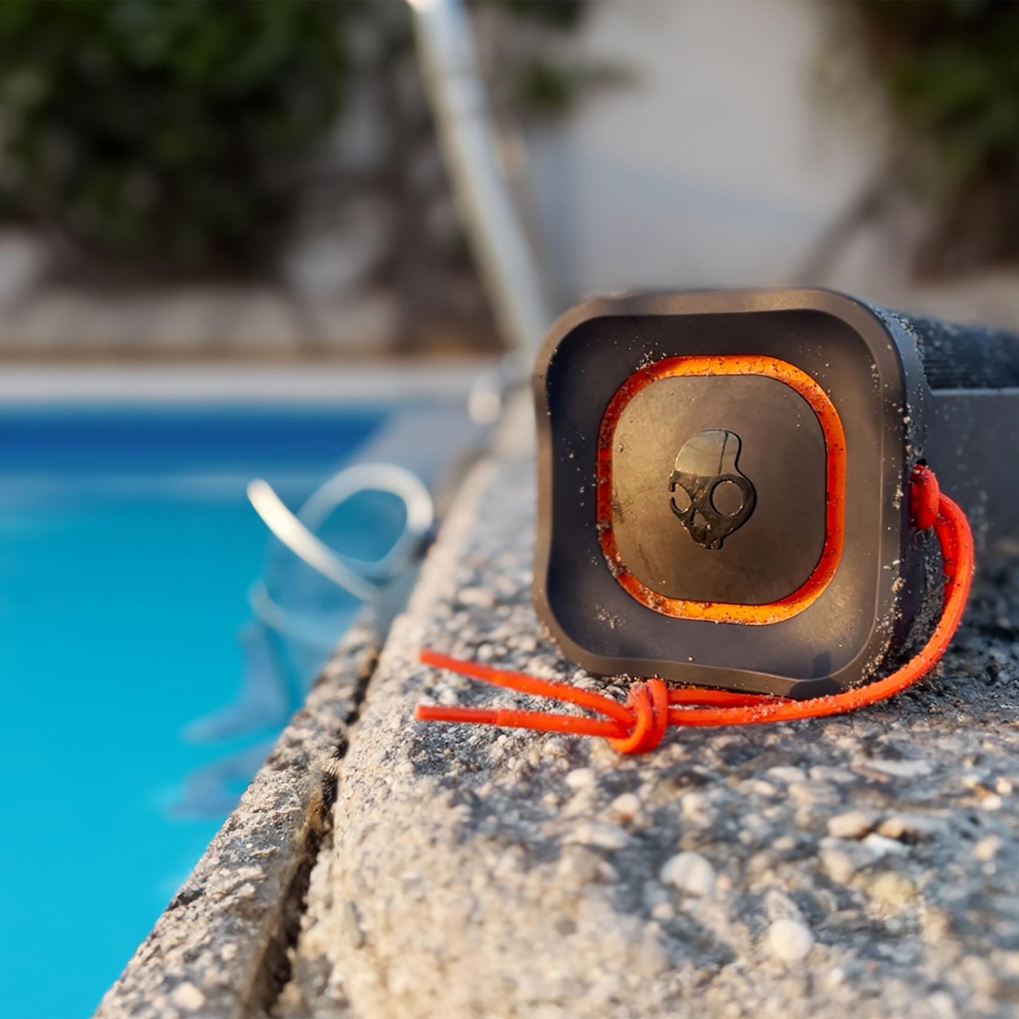 Skullcandy Terrain Wireless Bluetooth Speaker - IPX7 Waterproof Portable Speaker with Dual Custom Passive Radiators, 14 Hour Battery, Nylon Wrist