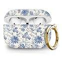 Compatible with AirPod Pro 2nd//1st Generation Case Cover with Gold Keychain,Full Protective Shockproof Wireless Headphone Case for Airpod Pro