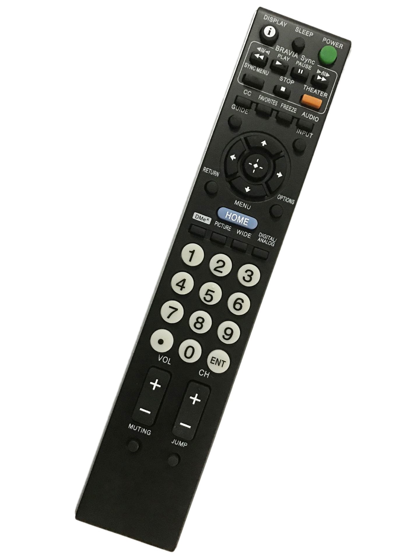 Replacement Remote Control for Sony TV KDL-46Z5100 KDL-40XBR9 KDL-52XBR9 KDL-52XBR10 Bravia LCD HDTV