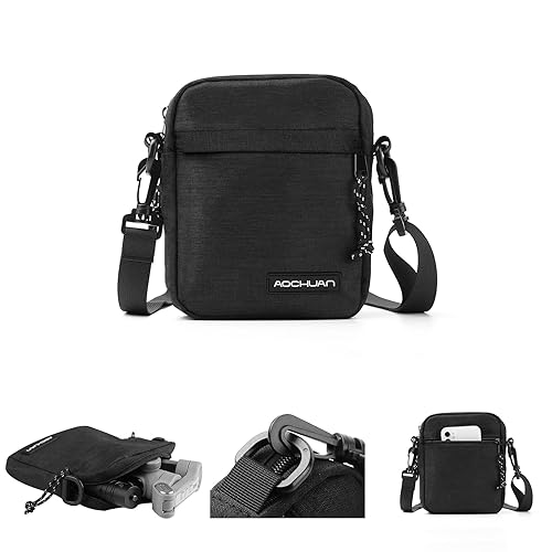 AOCHUAN B20 Camera Bag Gimbal Storage Sling Bag for Camera, Lens, 3-Axis Gimbal Stabilizer & Camera Accessories, with Compartment Insert, Mesh