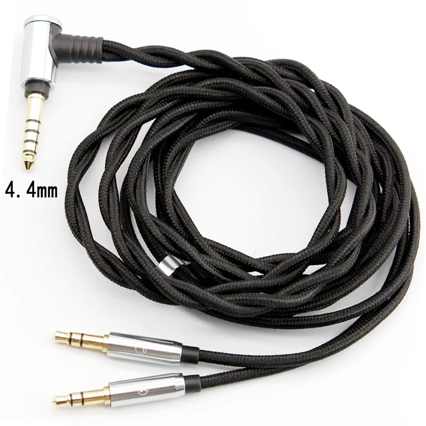 FAAEAL HE400SE Balanced Cable,Compatible for Hifiman Sundara HE4XX HE-350 HE1000 HE-400i(New Edition) HE560,4.4mm to Dual 3.5mm Works on Sony WM1A…