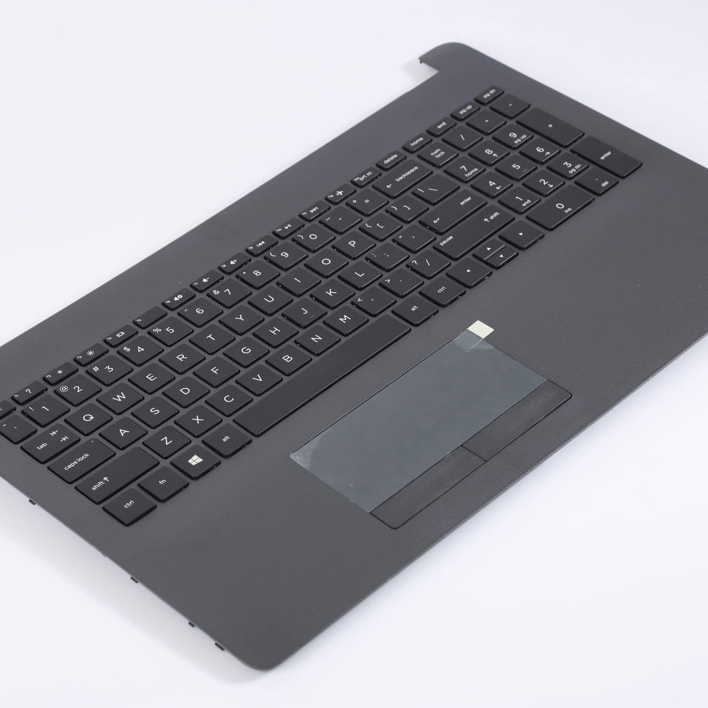 RenBang Tech Replacement for HP 250 255 256 G6 15-BS 15-BW Notebook Upper Case Palmrest Touchpad Keyboard Assembly 929906-001 AP204000E20 Grey