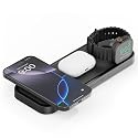 NOCO XGrid XDP3: 3-in-1 Wireless Charging Pad - Charging Station for iPhone, Apple Watch, and AirPods - MagSafe Compatible, Qi2 Certified - Includes