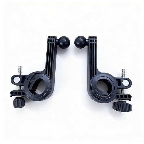 UltAlt 2 Pack Bike Phone Holder Handlebar Mount Clamps Replacement 17mm Ball Head Joint Stand Adapter for Motorcycle Phone Mount Holder Bicycle Handle