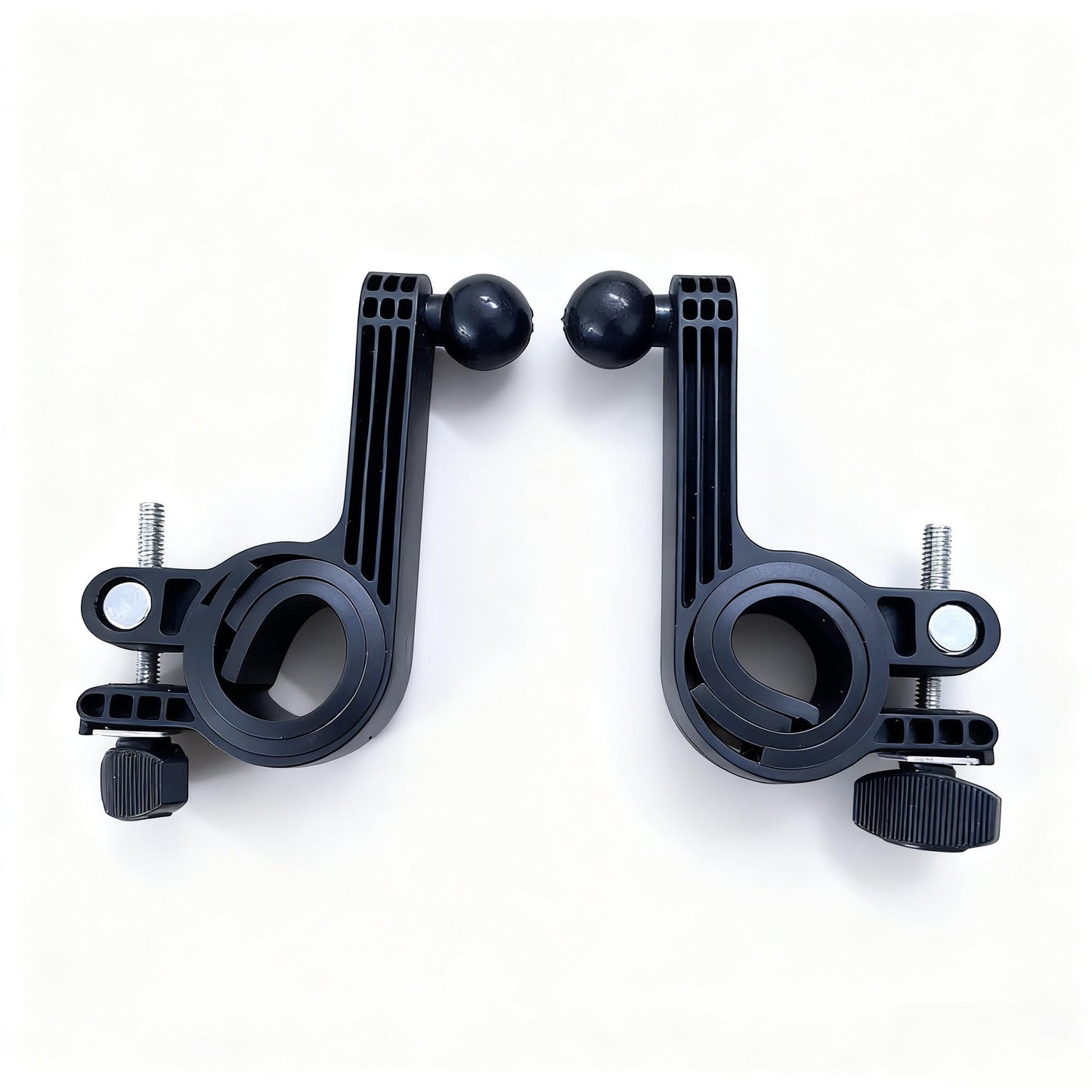 UltAlt 2 Pack Bike Phone Holder Handlebar Mount Clamps Replacement 17mm Ball Head Joint Stand Adapter for Motorcycle Phone Mount Holder Bicycle Handle
