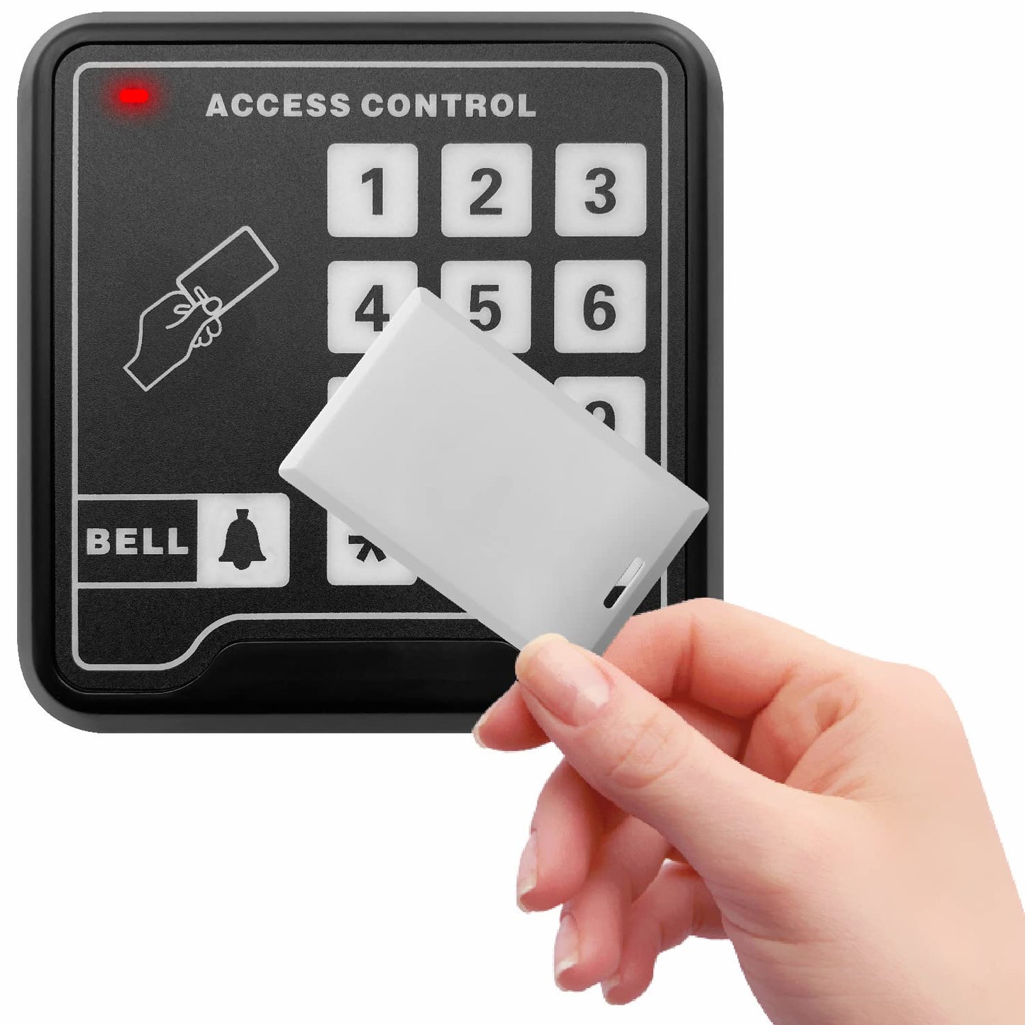 UHPPOTE Door Access Control Keypad System 600lb Electric Magnetic Lock Kit with Remote Control Access