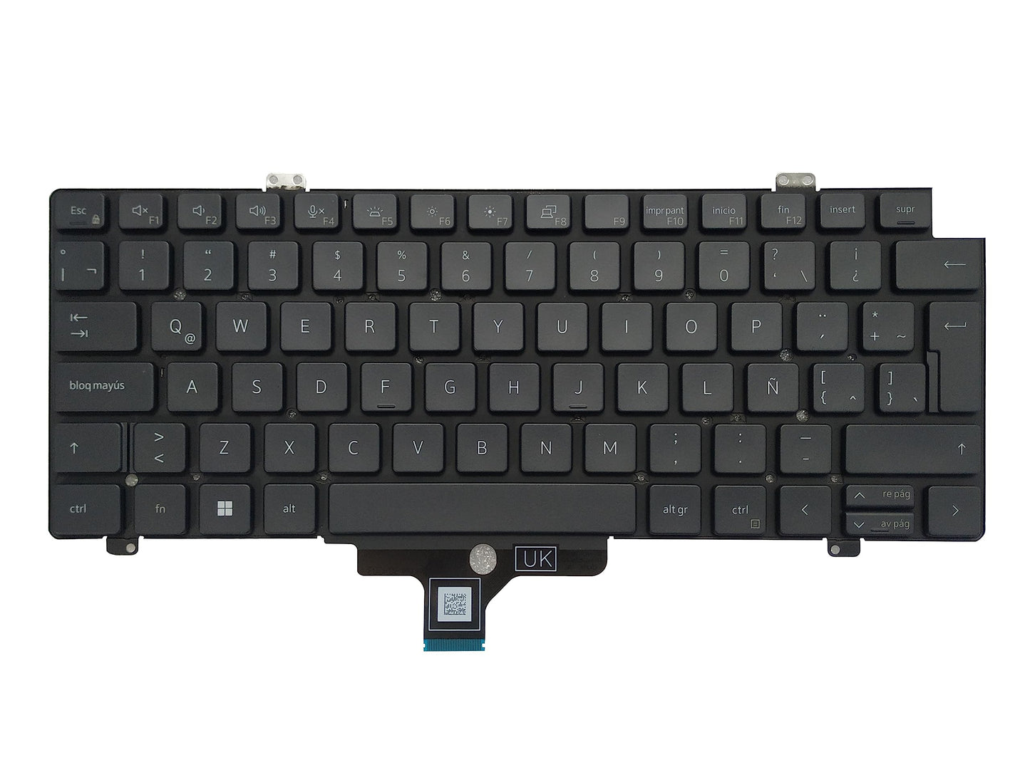 Laptop Replacement Keyboard Compatible for DELL Latitude 5420 5421 7420 7520 Latin Layout Backlit