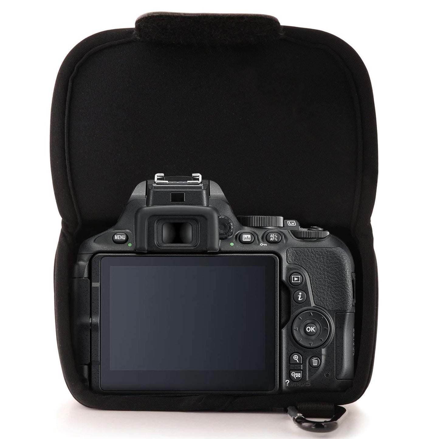 MegaGear MG1568 Ultra Light Neoprene Camera Case Compatible with Sony Alpha A7 III, A7R III, A9 (28-70mm) - Black, One Size
