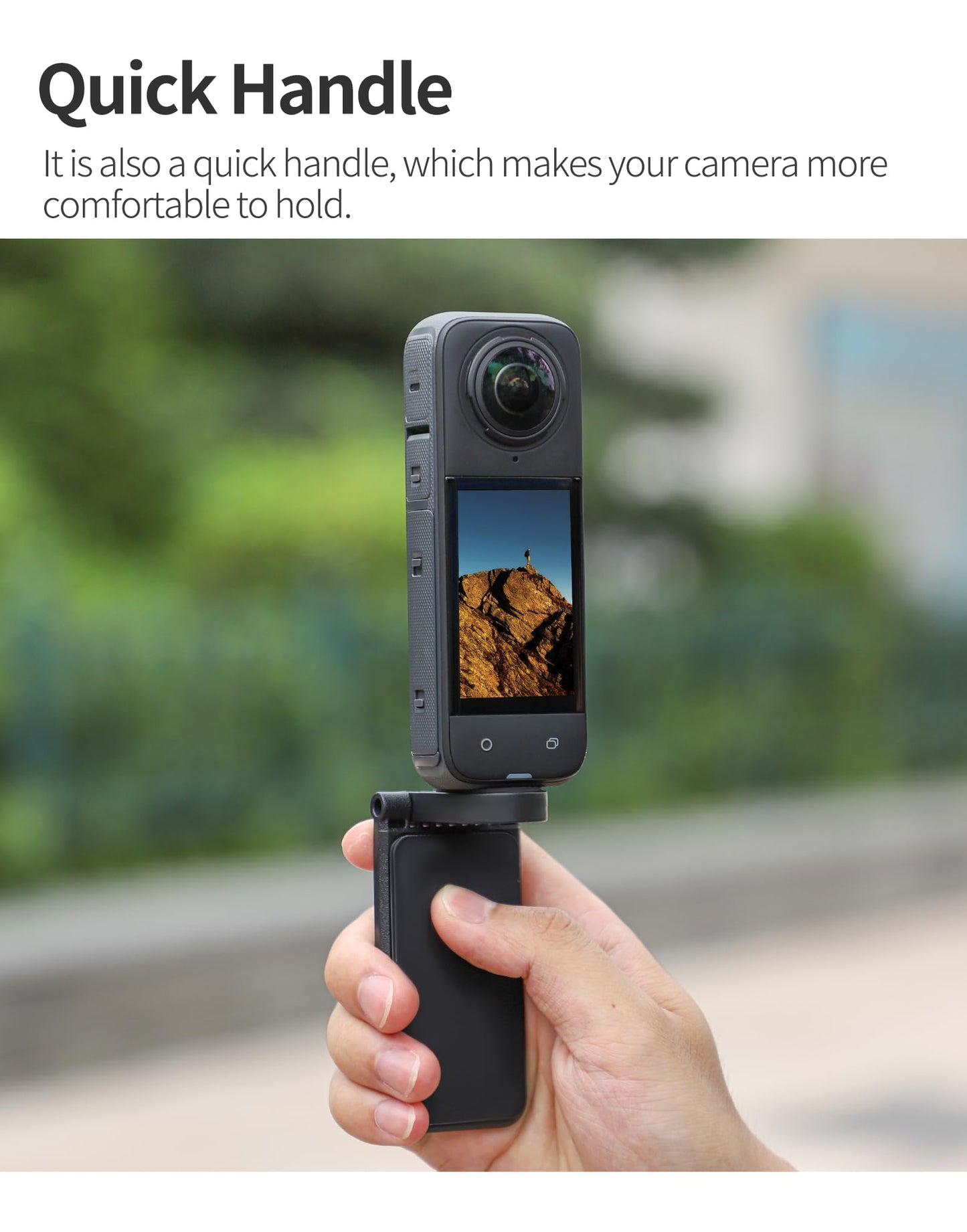 Magnetic Mount Stand Compatible with DJI Osmo Pocket 3 Desktop Base Grip with 1/4? Screw Osmo Nano Camera Accessories for Action 3/4/5 Pro Cameras