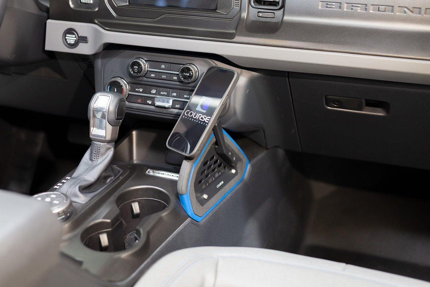 Course Motorsports Direct Fit Phone Mount - Ford Bronco 2021+ Magsafe Head - Charging Right