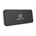 WixGear Magnetic Phone Car Mount, Universal Stick On Rectangle Flat Dashboard Magnetic Car Mount Holder, for Cell Phones and Mini Tablets -Extra