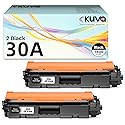 Kuva 30A Black Toner Cartridge - Compatible CF230A Toner Cartridge Replacement for HP 30A CF230A 30X CF230X use with HP LaserJet Pro MFP M227fdn