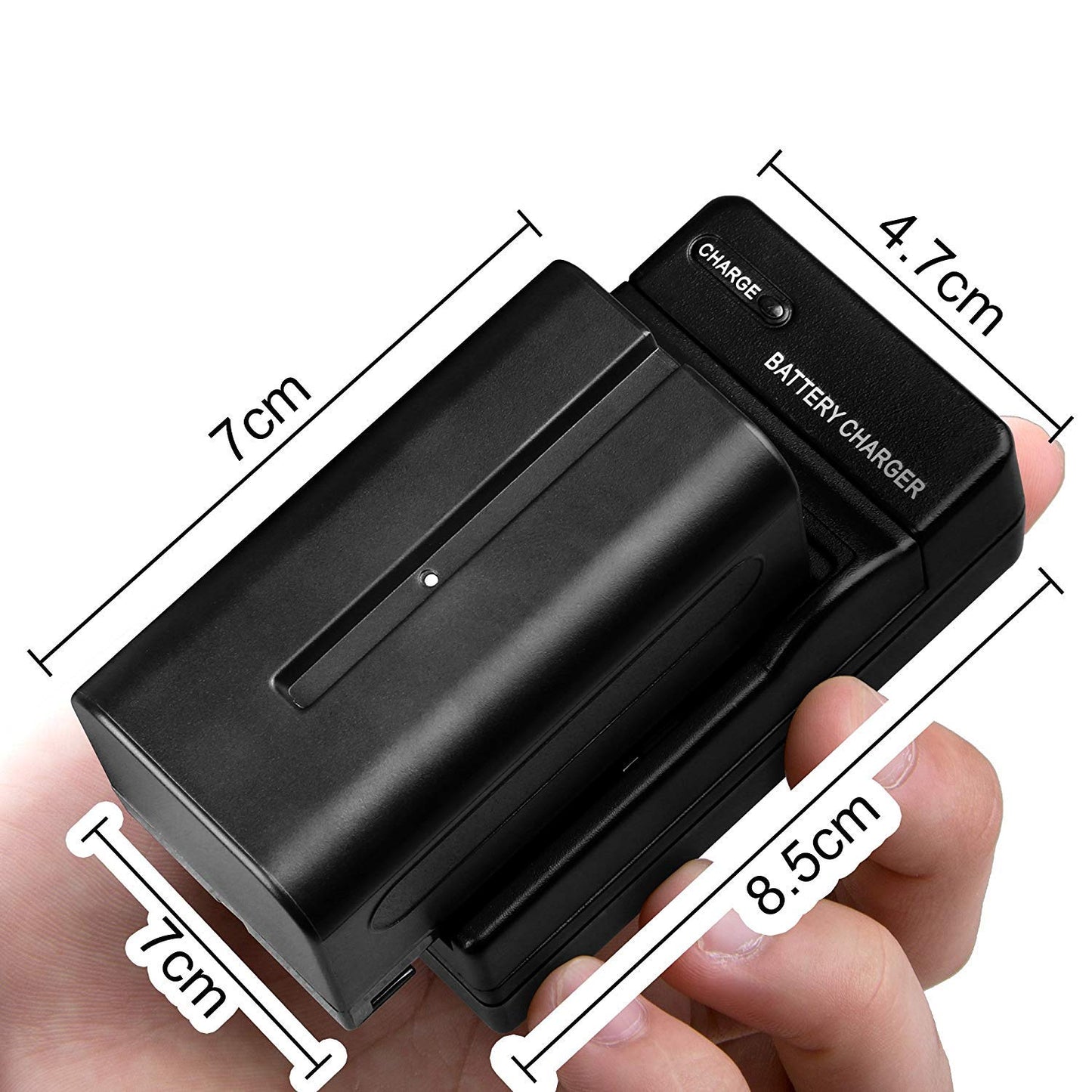 GVM 2 Pack NP-F750 Replacement Batteries and Chargers for NP-F975, NP-F960, NP-F950, NP-F930, NP-F770, NP-F750, NP-F550, DCR, DSR, HDR, FDR, HVR, HVL