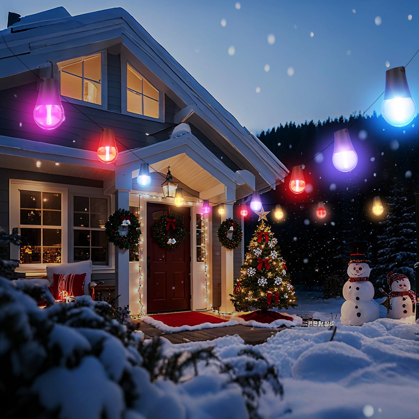 13.12ft Smart Outdoor String Lights Extension Cord,4m Power Cable with 3-Pin Plug?Compatible with Go-ve Smart Outdoor String Lights 2 H7039 H7038