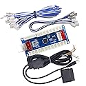 SJ@JX Arcade Controller Zero Delay Encoder PCB Board Arcade DIY Kit Joystick Button 5V Power for PC Raspberry Pi Android PS2 PS3