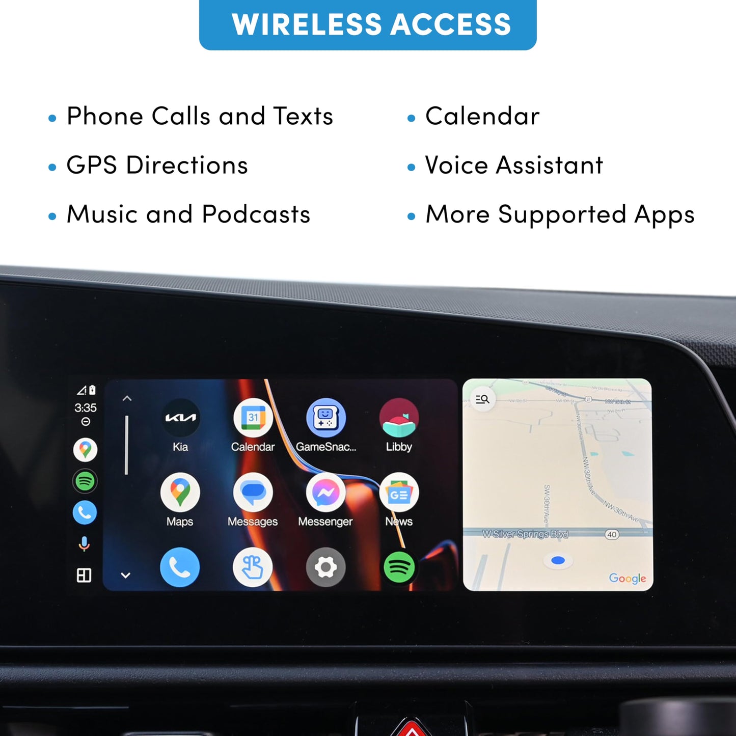 FalconEye Electronics FalconSync Wireless Apple CarPlay/Android Auto Adapter