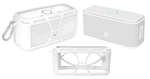 Alltravel Silicone Cover Skin for DOSS SoundBox Touch Wireless Bluetooth and SoundBox Bluetooth Speaker, Full 6 Directions Protection, Customized