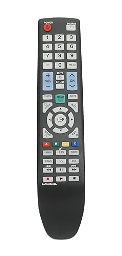 AA59-00481A Replaced Remote contro for Samsung LCD TV LN40D550K1FXZA LN40D551K8F LN32D450G1D LN32D550K1F LN46D550 LN26D450G1D LN40D550K1F LN19D450G1D