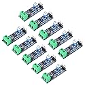 10Pcs Audio Amplifier Module Mini LM386 Mono Power AMP Module 200 Times Gain Amplifier Board Mono Power Amplifier HiFi DIY
