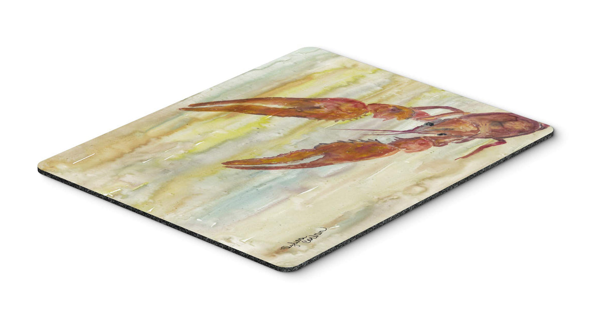 Caroline's Treasures SC2021MP Crawfish Yellow Sky Mouse Pad, Hot Pad or Trivet for Home Office Gaming Working Computers Laptop Mouse Mat,Washable