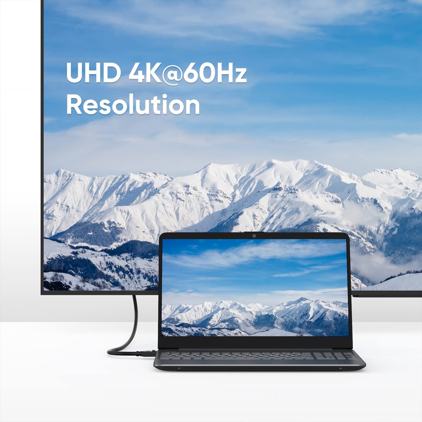 CableCreation 2-Pack DisplayPort 6 Ft/1.8M, 4K DP to DP Cable 1.2 Support 4K@60Hz, 2K@144Hz Compatible with Computer, Desktop, Laptop, PC, Monitor