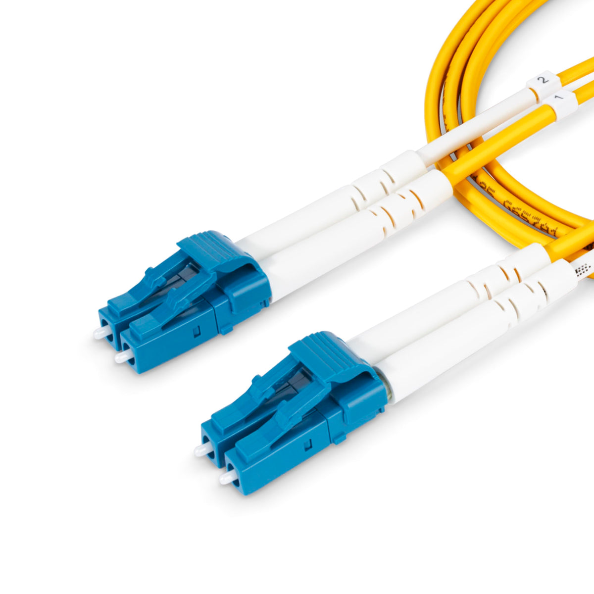 StarTech 3.3ft/1m OS2 Fiber Cable, LC to LC, 9/125 Duplex, LSZH