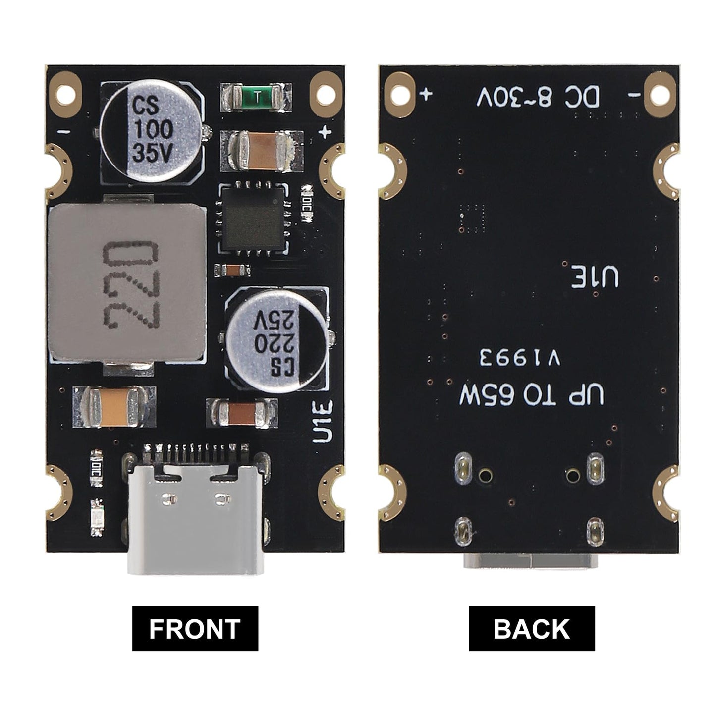 PD65W Fast Charging Module Type-C USB Interface Supports PD3.1 QC3.0 SCP PPS Fast Charger 5V 9V 12V 20V (10pcs)