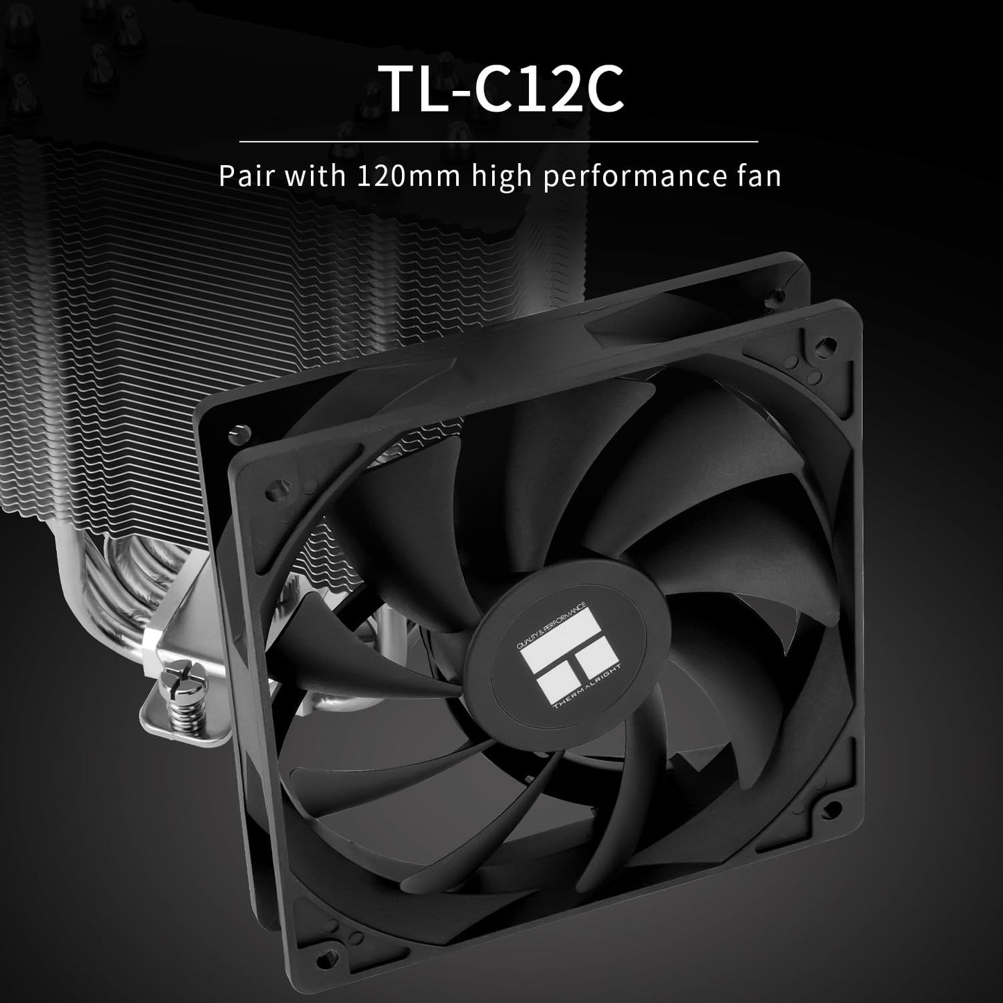 Thermalright Burst Assassin 120 SE CPU Air Cooler, 6 Heat Pipes PC Cooling,120mm PWM Quiet Fan CPU Cooler with 1550RPM, for AM4/AM5,Intel
