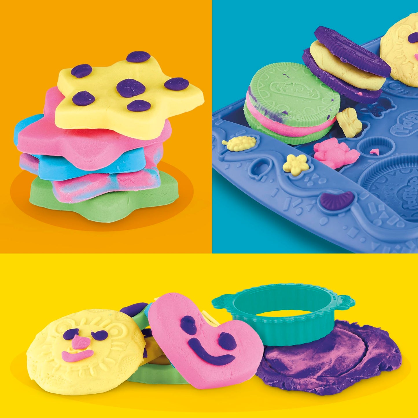 Play-Doh Kitchen Creations Cookie Creations Playset, Kids Arts & Crafts Set, Preschool Play Food Toys, Easter Gifts for Girls & Boys, Ages 3+ (Amazon…