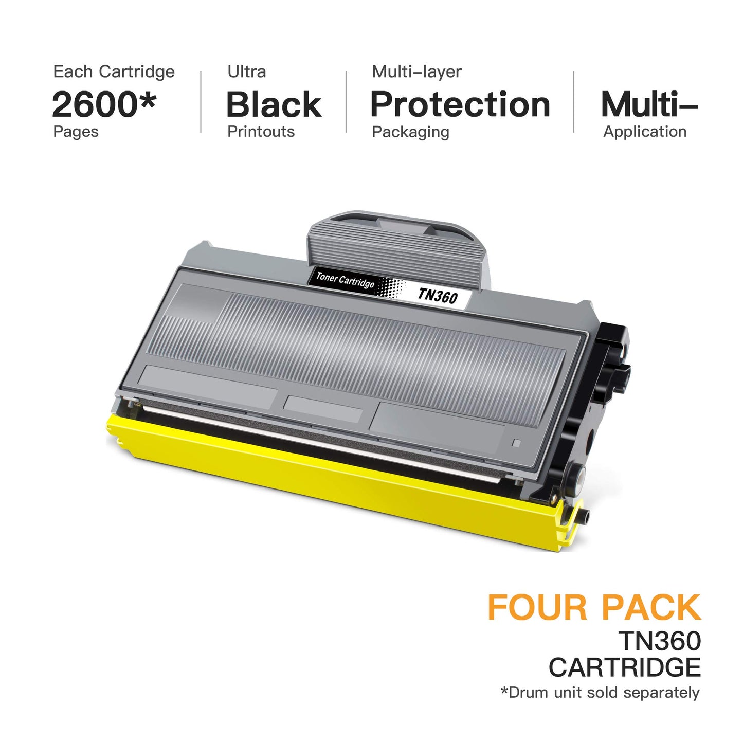 E-Z Ink Compatible TN830 Toner Cartridge Replacement for Brother TN830XL TN830 TN 830 Toner Cartridges with Brother DCP-L2640DW HL-L2460DW HL-L2480DW