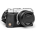 MegaGear Genuine Leather Half Camera Case Compatible with Fujifilm X-M5