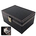 AtfArt Faraday Box for Car Keys Signal Blocker Box, Carbon Fiber, Small (11.5*9.5*6.5cm)