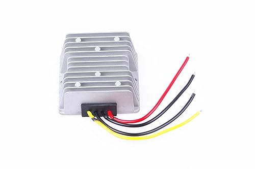 KNACRO 36V 48V 60V (30-60V) to 24V 15A 360W DC-DC Waterproof Boost Converter Automatic Step Down Voltage Regulator Module Car Power Supply…