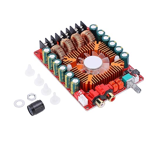 Taidda TDA7498E 160W+160W Digital Stereo Power Amplifier Board, 2-Channel, 4/6/8 Ohm Speakers, 15-36V DC, 8A, Surface Mount, Amplifier Board