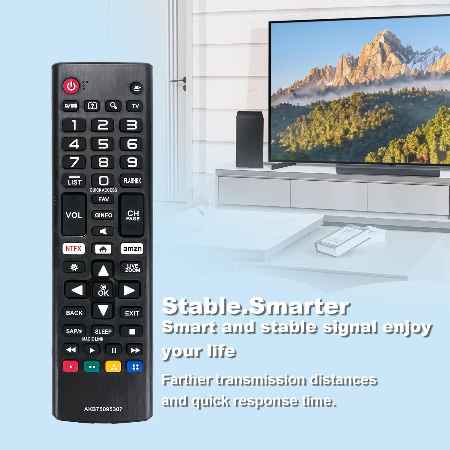 New AKB75095307 Replace Remote fit for LG LCD LED OLED Smart TV 49UJ6050 49UJ6050-UC 49UJ6300 49UJ6300-UA 49UJ6350 9UJ6500-UB 55UJ6050 55UJ6050-UC