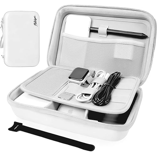 MeloSync Hard Travel Electronic Organizer Case for Power Bank Chargers Cables USB Flash Drive SD Card Electronics & Backpack Organizer Travel Case