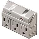 STEREN 3 Outlet Plug-in Surge Protector, 120V, 15 Amps, 1875 Watts, White