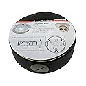 Kenuco Junction Box/Mounting Base hik-Compatible Turret Camera DS-2CD23x2 (2 Pack, Black)