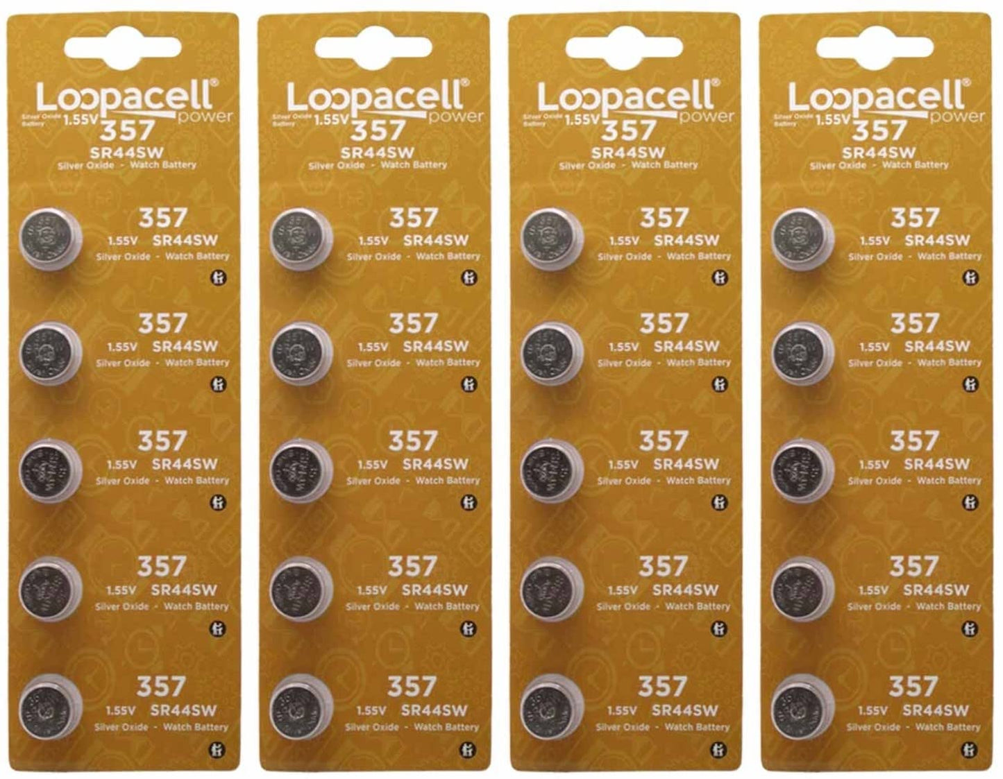LOOPACELL 20 357 SR44 Silver Oxide Watch Electronic Battery