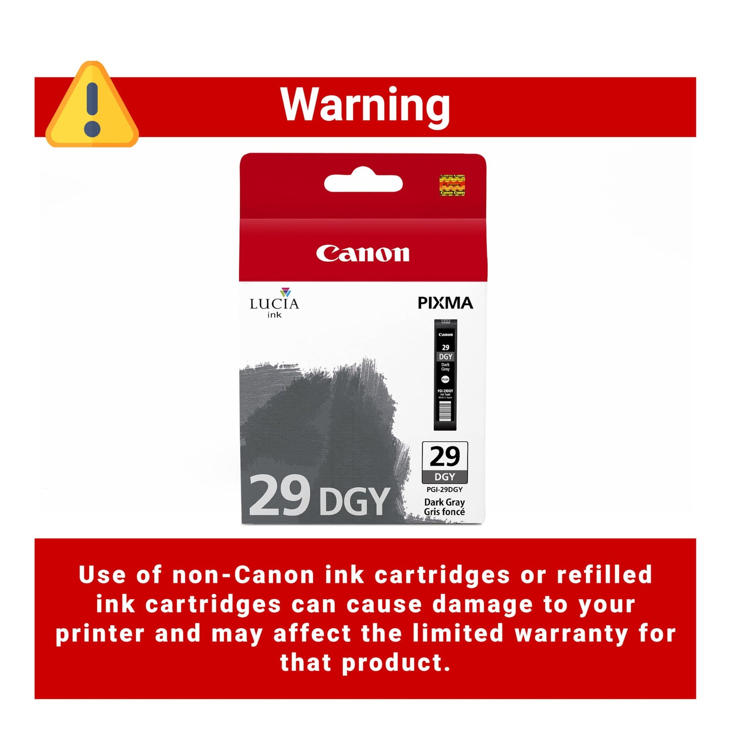 Canon PGI-29 Genuine Dark Gray Ink Tank, Compatible with PIXMA PRO-1 Printers