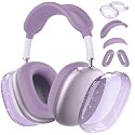 Aiaabq for AirPods Max case Cover,Anti-Scratch Ear Pad Case Cover/Ear Cups Cover/Headband Cover for AirPods Max. Clear Soft TPU and Silicone,Skin