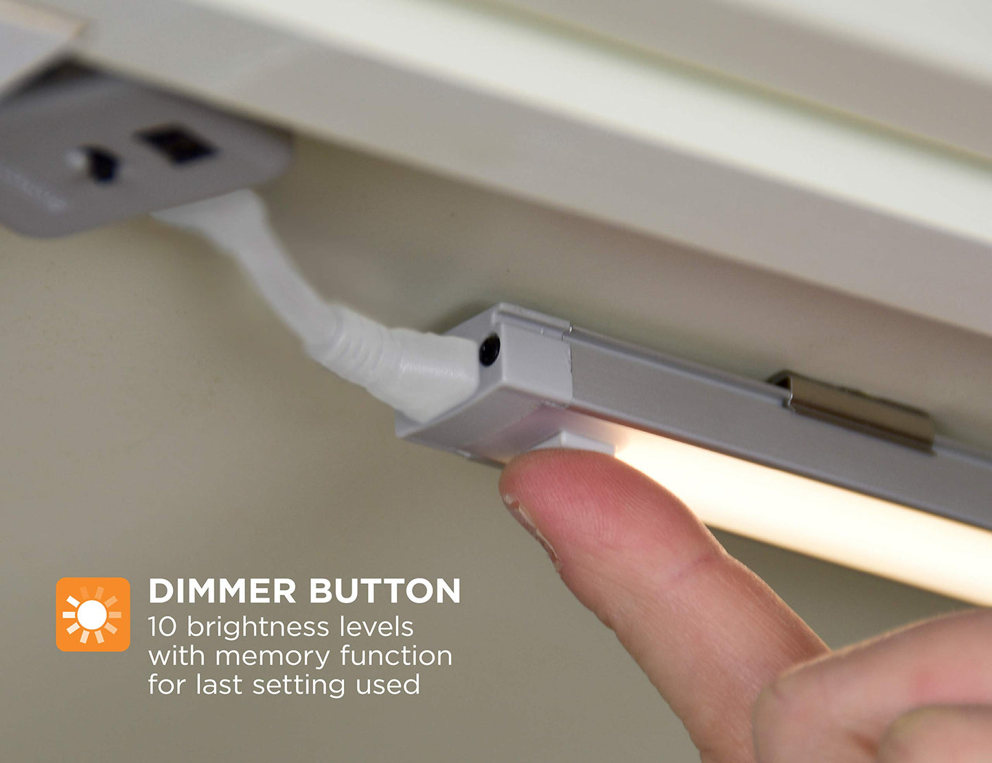PureOptics LED 108" Jumper Wire Accessory for Under Cabinet Lighting Kits