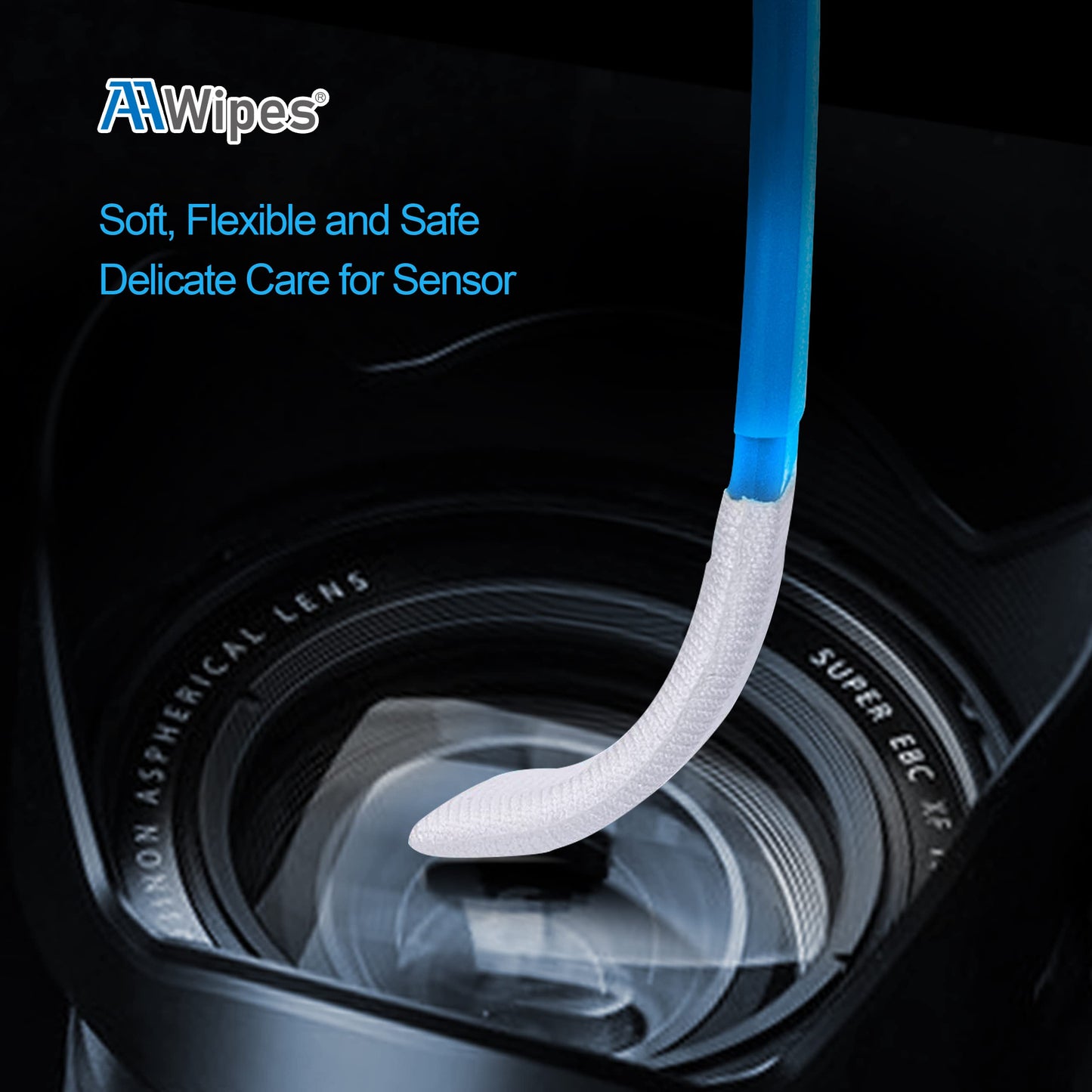AAWipes Sensor Cleaning Swabs for APS-C Sensors of DDR DSLR or SLR Camera (30 Packs of 16 mm Sensor Cleaning Swabs) (HCS-16-30)