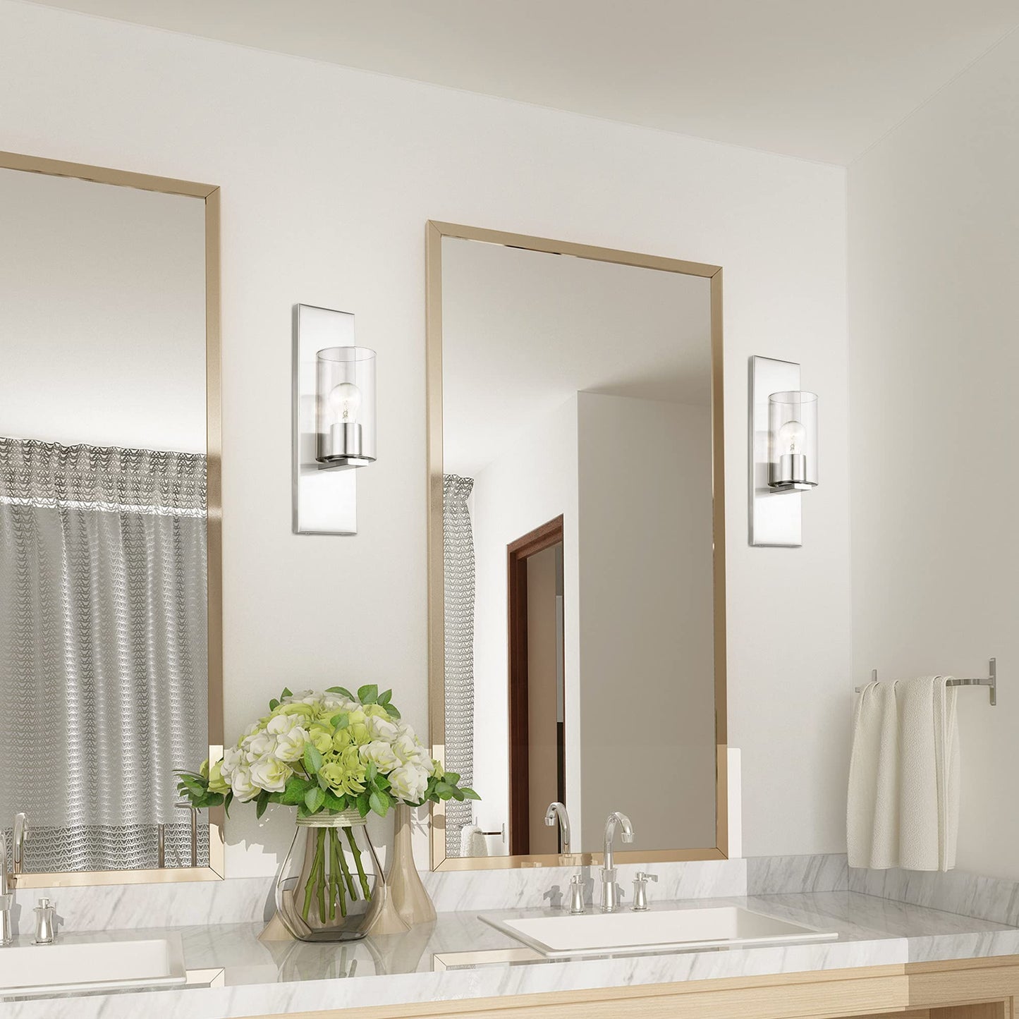 Livex Lighting 1 Light Brushed Nickel Wall Sconce
