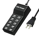 Wyssay 50W USB Charging Station with 10-Port Family-Sized Smart USB Ports for Multiple Devices - Smart Phone, Tablet, Laptop Computer - for iPhone