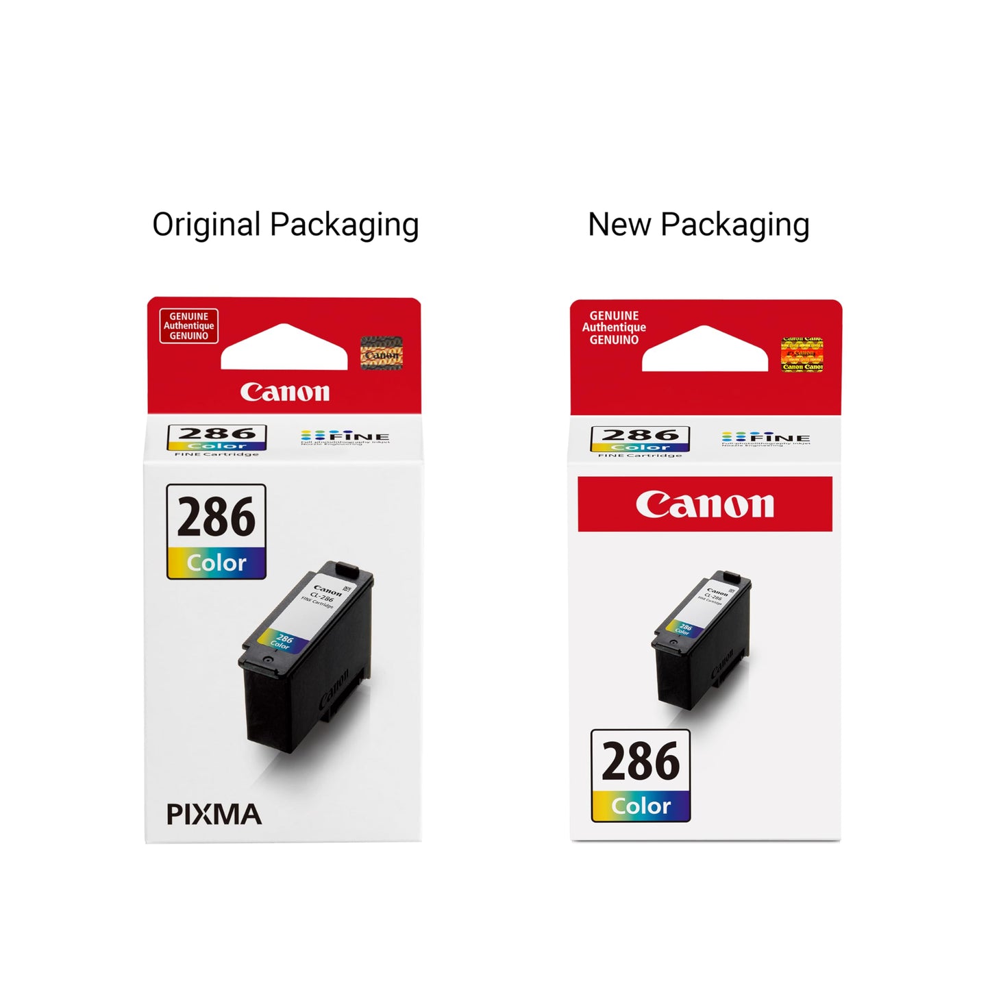 Canon CL-286 Genuine Color Ink Cartridge, Compatible with TR7820, TS7720/7722